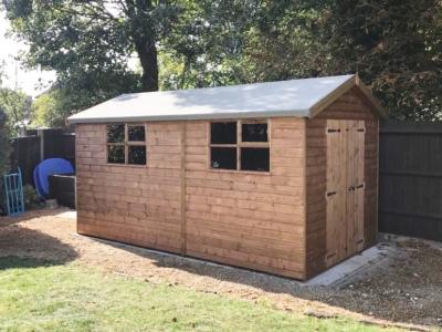 4.2m x 2.4m (14' x 8') Heavy Duty Workshop